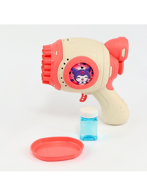 Генератор мыльных пузырей Funny toys «Зайчик», розовый, 18×10×18 см