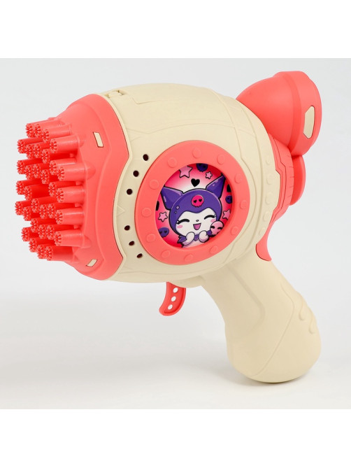 Генератор мыльных пузырей Funny toys «Зайчик», розовый, 18×10×18 см