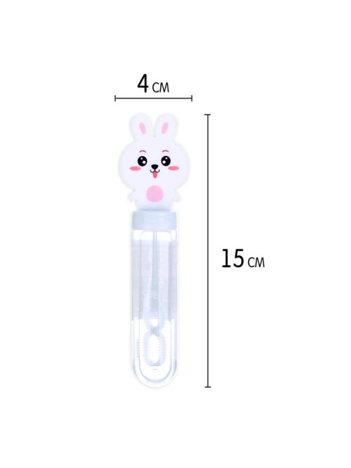 Мыльные пузыри Funny toys «Милые зайчатки», колба — 15 см, 35 мл