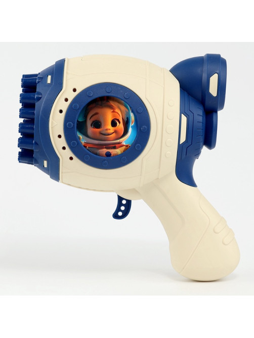 Генератор мыльных пузырей Funny toys «Зайчик», синий, 18×10×18 см