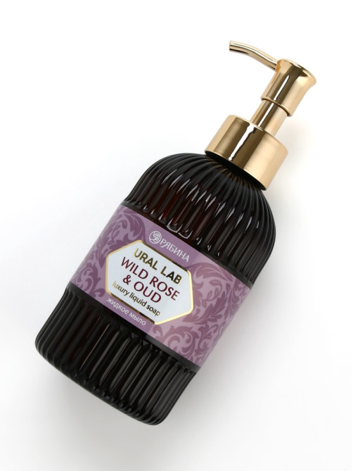 Мыло для рук жидкое, парфюмированное, с ароматом wild rose & oud, 300 мл, URAL LAB