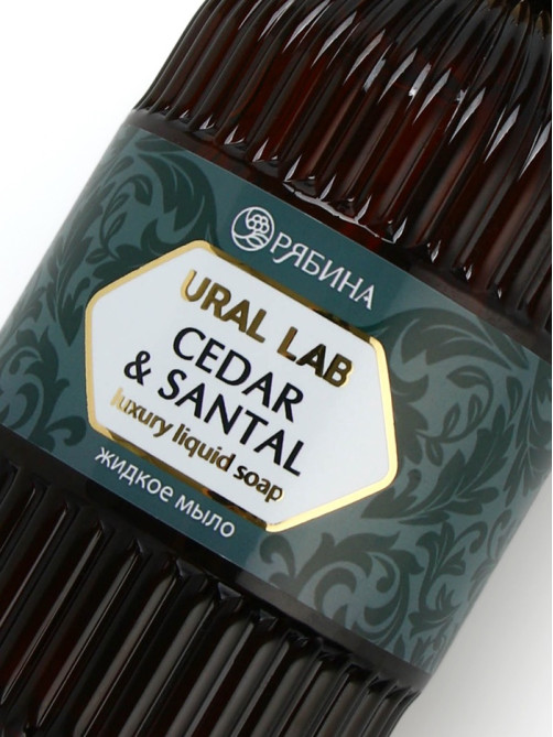 Мыло для рук жидкое, парфюмированное, с ароматом cedar & santa, 300 мл, URAL LAB