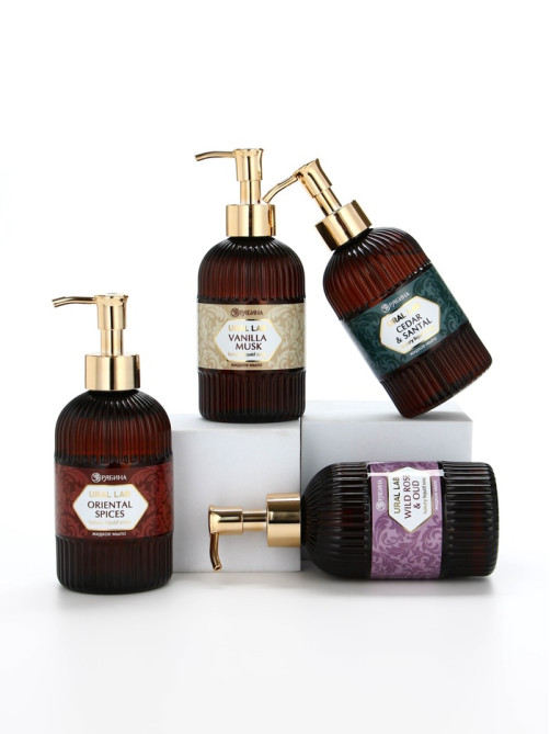 Мыло для рук жидкое, парфюмированное, с ароматом wild rose & oud, 300 мл, URAL LAB