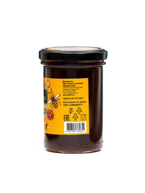 Мёд Алтайский с мумиё Vitamuno, 300 г (стекло)