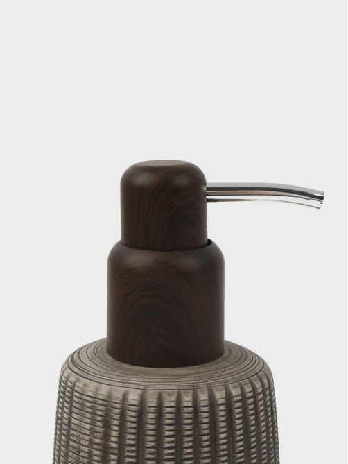 Набор для ванной SAVANNA Wood, 2 предмета, дозатор для мыла, стакан