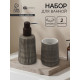 Набор для ванной SAVANNA Wood, 2 предмета, дозатор для мыла, стакан