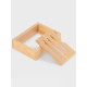 Набор аксессуаров для ванной SAVANNA BAMBOO, дозатор, стакан, мыльница