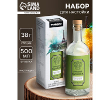 Подарочный набор для приготовления настойки «Грушевый кальвадос», набор трав и специй 38 г, бутылка 500 мл., инструкция