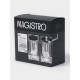 Набор для специй Magistro Glace, 2 предмета: мельница с ручкой, солонка, акрил, прозрачный