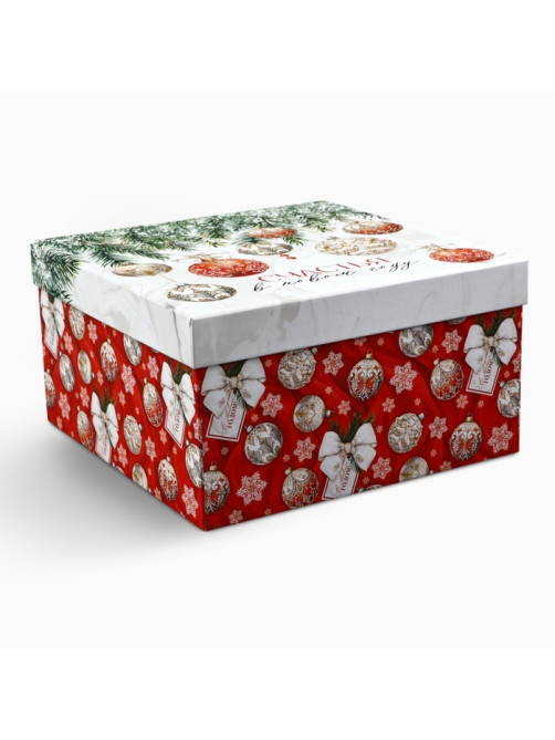 Набор подарочных коробок 3 в 1 «Счастья в Новом году», 18×18×10 – 22×22×12 см