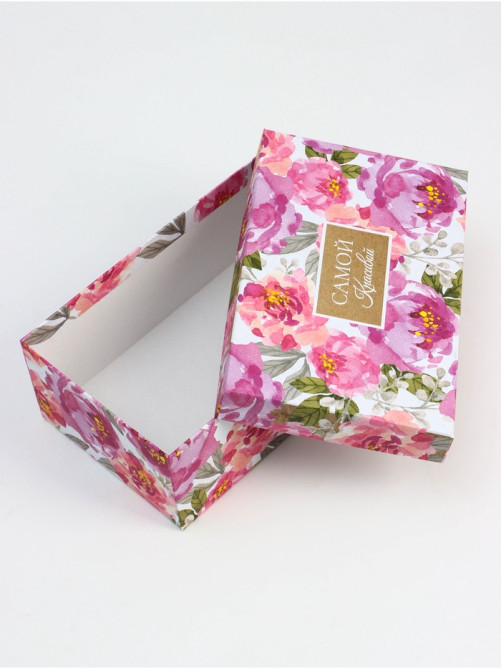 Набор подарочных коробок 10 в 1 Flowers, 32.5×20×12.5 - 12×7×4 см