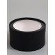 Набор подарочных коробок 2 в 1 круглых, черная, с окном, 21×11 - 18×10 см