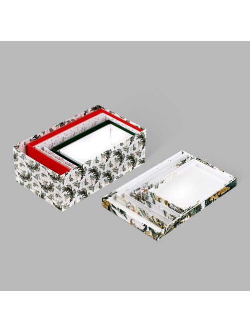 Набор подарочных коробок 6 в 1 «С новым годом», 20×12.5×7.5 – 32.5×20×12.5 см
