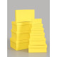 Набор подарочных коробок 10 в 1, прямоугольная, жёлтая, 30×19×12 - 12×6.5×4 см