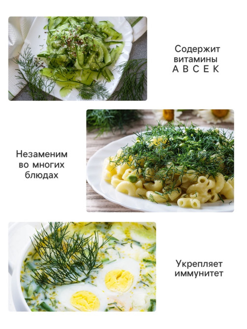Набор семян Укроп/Петрушка, 6 сортов, 12 г, «Аэлита»