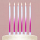 Свечи для торта Make a wish, 6 шт., 13×0.5 см