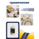 Нитки мулине TEIRA, 8±1 м, набор 7 шт., хлопок, жёлтые