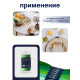 Нитки мулине TEIRA, 8±1 м, набор 7 шт., хлопок, зелёные
