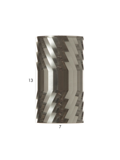 Светильник «Алисер» GU10 серебро 7.5×7.5×13 см