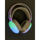 Наушники беспроводные, полноразмерные, Mybit W-33, RGB подсветка, Bluetooth 5.3, 800 мАч, Type-C, RGB подсветка, зелёные