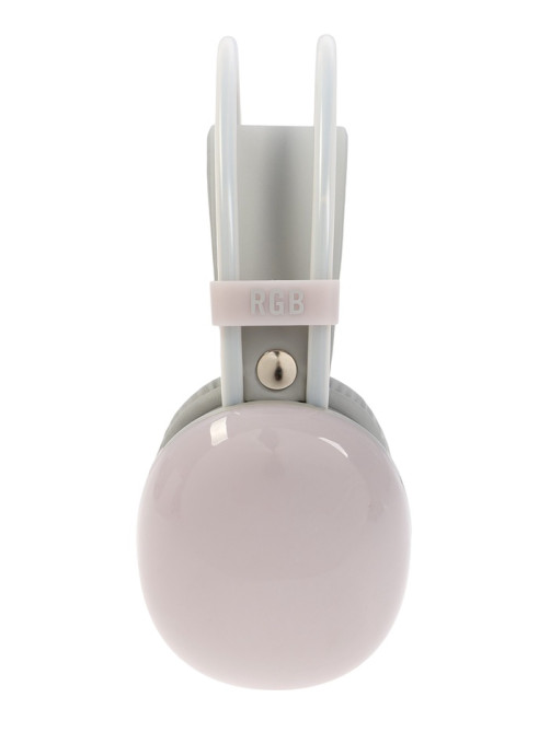 Наушники беспроводные, полноразмерные, Mybit W-33, RGB подсветка, Bluetooth 5.3, 800 мАч, Type-C, RGB подсветка, белые