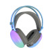 Наушники беспроводные, полноразмерные, Mybit W-33, RGB подсветка, Bluetooth 5.3, 800 мАч, Type-C, RGB подсветка, зелёные
