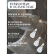 Тейпы под макияж для коррекции овала лица, набор - 2 предмета (аппликации, резинки)