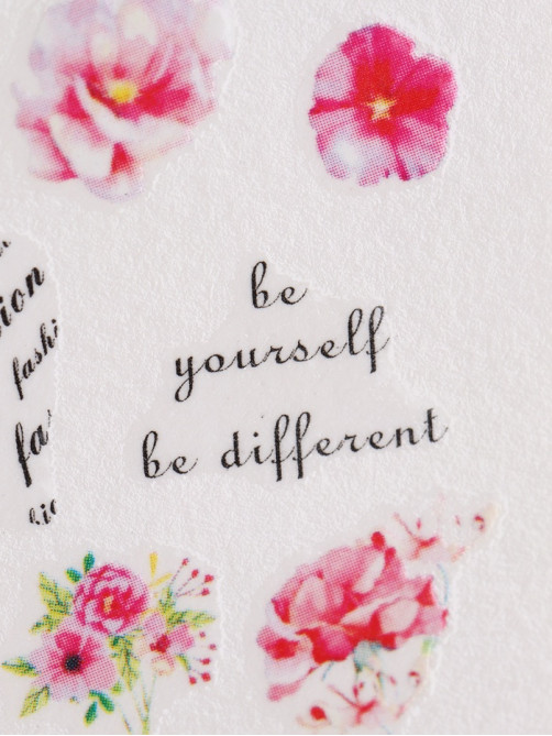 Слайдеры для ногтей «Be yourself», разноцветные