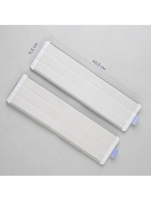 Насадки для плоской швабры Future Alp 4 clean system, 4 шт., 40.5×11.5 см