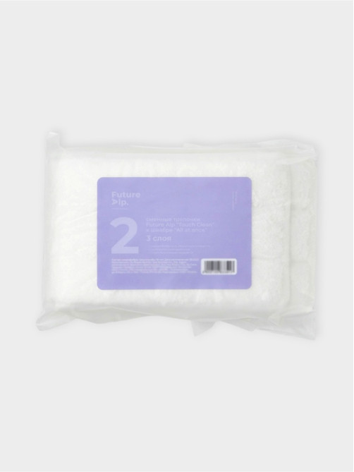 Насадки для плоской швабры Future Alp Touch Clean, 2 шт., индикатор чистоты, 37×11.5 см
