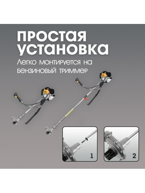 Насадка на триммер ТУНДРА, насос, вход 1/1.5