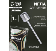 Игла для насоса, 37×5 мм, сталь, инструкция для футбольных мячей в комплекте