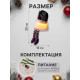 Светодиодная фигура «Гном зеленая шапочка» 33 см, текстиль, 1 LED, от батареек AG10×3, свечение тёплое белое