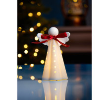 Светодиодная фигура «Ангелок» 8.2×6.2×12.8 см, 1 LED, керамика, от батареек LR44×2, свечение тёплое белое