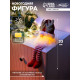 Светодиодная фигура «Гном красная шапочка» 33 см, текстиль, 1 LED, от батареек AG10×3, свечение тёплое белое