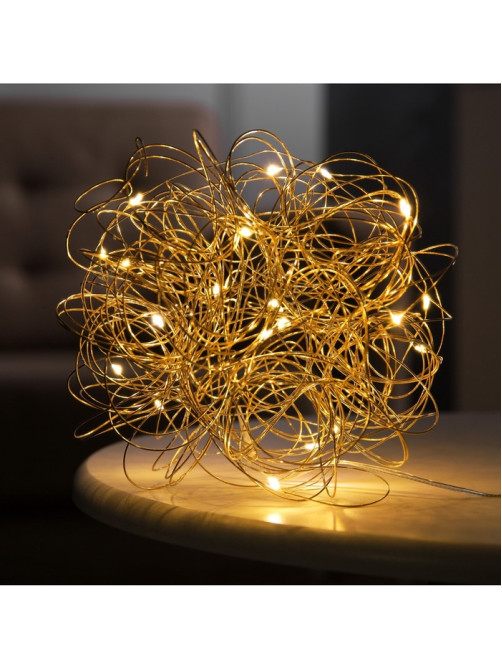 Светодиодная фигура «Облачко» 20 см, 20 LED, от батареек AAx2, свечение тёплое белое