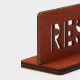 Табличка настольная Доляна «Reserved с быком», фанера, 20×10×5 см, тёмная