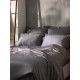 Наволочка SL Home Tencel, 50×70+3 см, тенсель, эвкалиптовое волокно 100%, серая