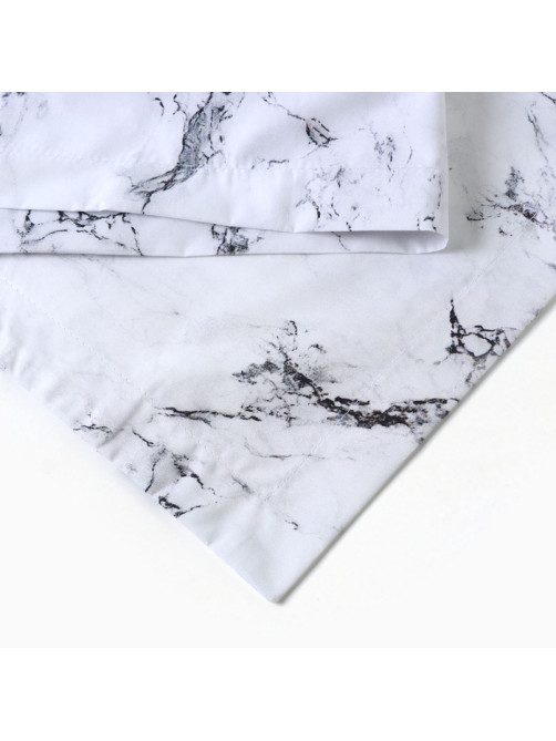 Комплект наволочек «Этель» Marble, 70×70+3 см, 2 шт., перкаль, хлопок 100%