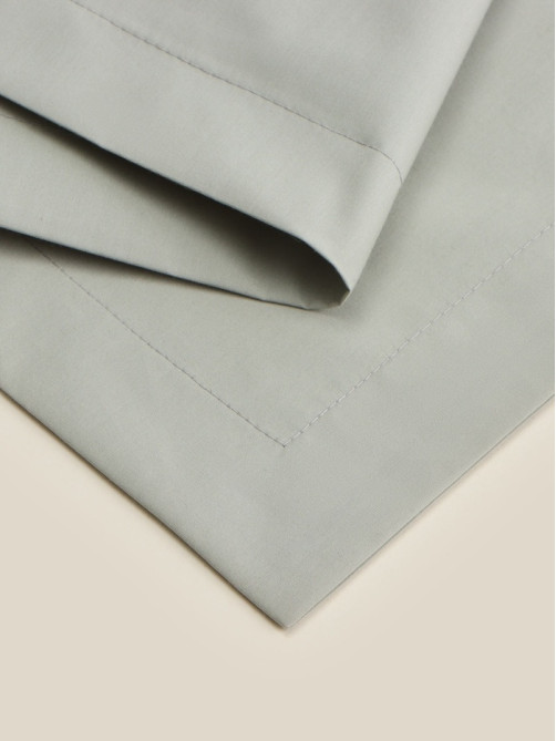 Наволочка SL Home Percale 300ТС, 70×70+3 см, перкаль, хлопок 100%, оливковая
