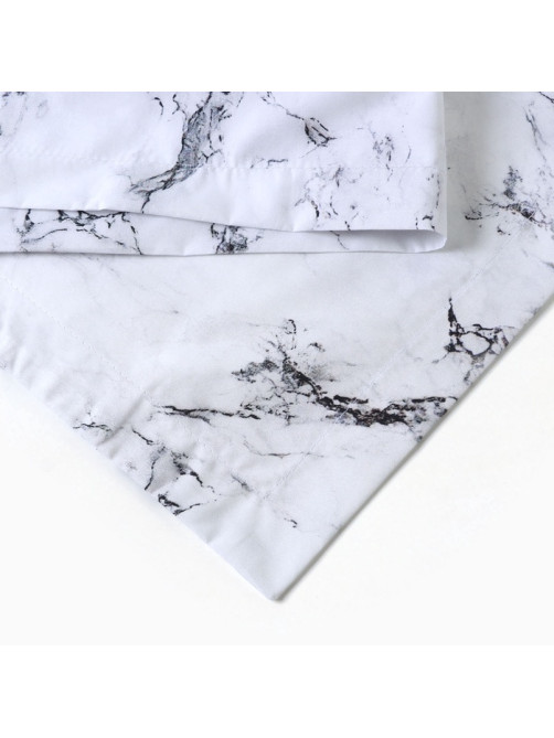 Комплект наволочек «Этель» Marble, 70×70+3 см, 2 шт., перкаль, хлопок 100%