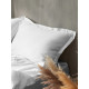 Наволочка SL Home Tencel, 50×70+3 см, тенсель, эвкалиптовое волокно 100%, белая