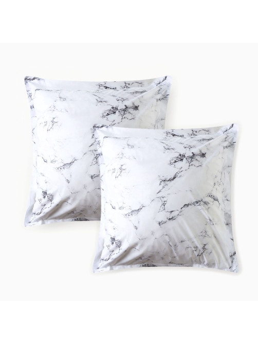 Комплект наволочек «Этель» Marble, 70×70+3 см, 2 шт., перкаль, хлопок 100%