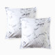 Комплект наволочек «Этель» Marble, 70×70+3 см, 2 шт., перкаль, хлопок 100%