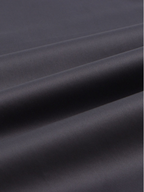 Наволочка SL Home Graphite 300ТС, 70×70+3 см, сатин, хлопок 100%, графитовая