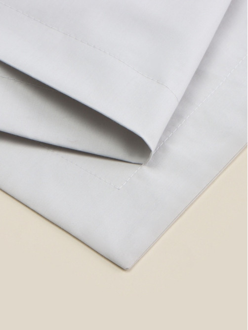 Наволочка SL Home Percale 300ТС, 70×70+3 см, перкаль, хлопок 100%, серая