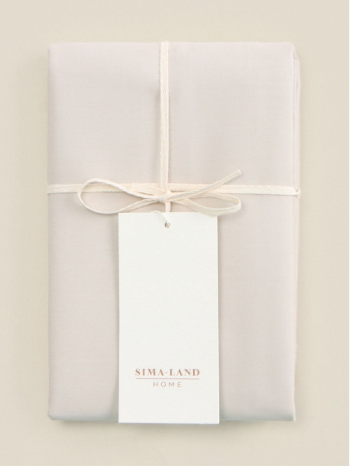 Наволочка SL Home Percale 300ТС, 70×70+3 см, перкаль, хлопок 100%, молочная