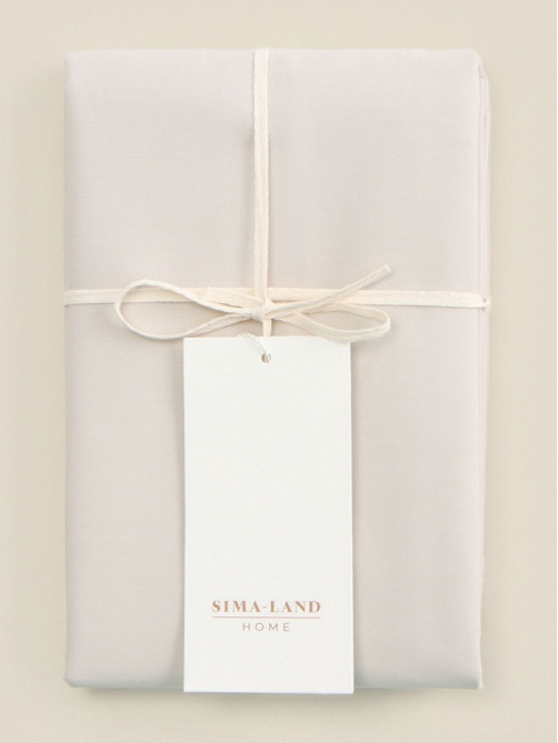 Наволочка SL Home Percale 300ТС, 70×70+3 см, перкаль, хлопок 100%, молочная
