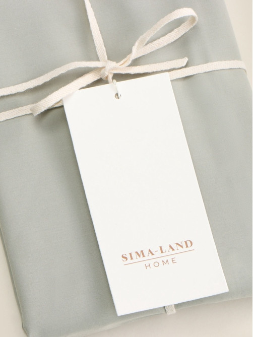 Наволочка SL Home Percale 300ТС, 70×70+3 см, перкаль, хлопок 100%, оливковая