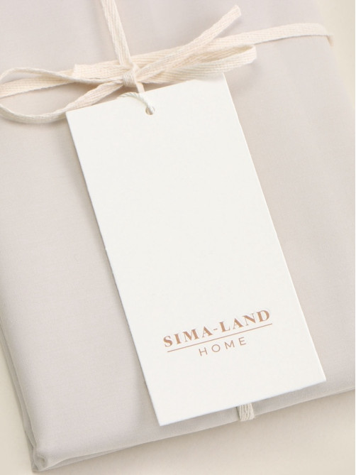 Наволочка SL Home Percale 300ТС, 70×70+3 см, перкаль, хлопок 100%, молочная
